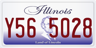 IL license plate Y565028