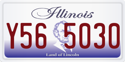 IL license plate Y565030