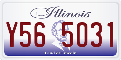 IL license plate Y565031