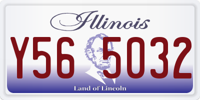 IL license plate Y565032