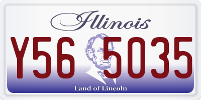 IL license plate Y565035