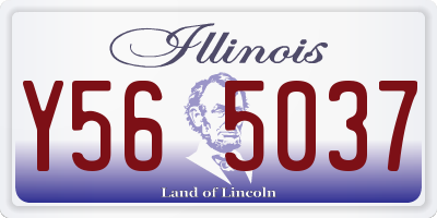 IL license plate Y565037