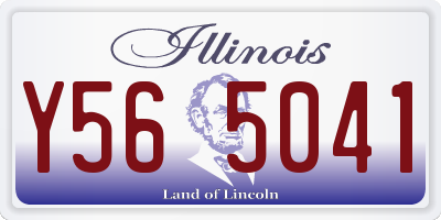 IL license plate Y565041