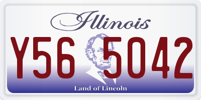 IL license plate Y565042