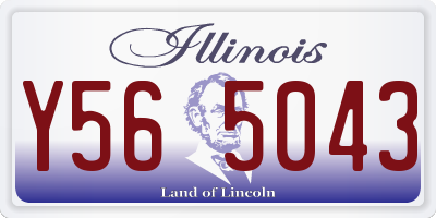 IL license plate Y565043