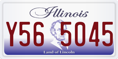 IL license plate Y565045
