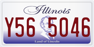 IL license plate Y565046