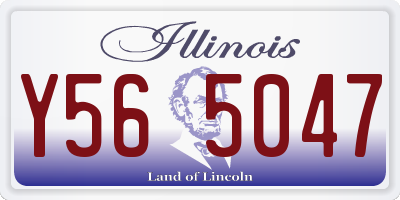 IL license plate Y565047