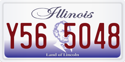 IL license plate Y565048