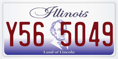 IL license plate Y565049