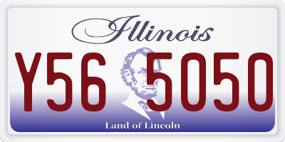 IL license plate Y565050