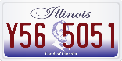 IL license plate Y565051