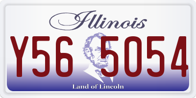 IL license plate Y565054