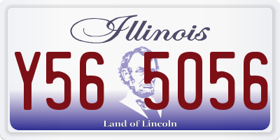 IL license plate Y565056