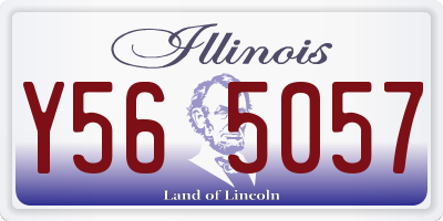 IL license plate Y565057