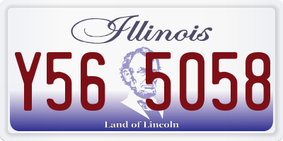 IL license plate Y565058