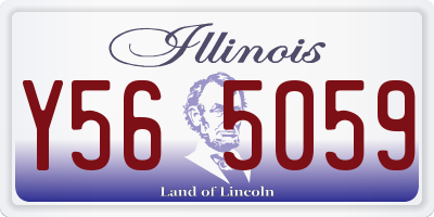 IL license plate Y565059