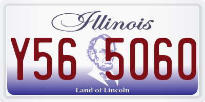 IL license plate Y565060