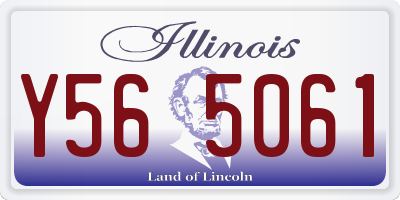 IL license plate Y565061