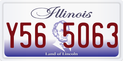 IL license plate Y565063