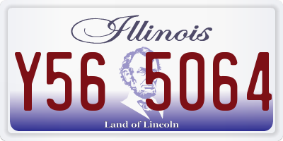 IL license plate Y565064