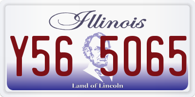 IL license plate Y565065