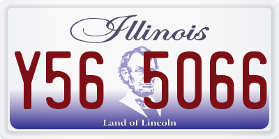 IL license plate Y565066