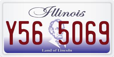 IL license plate Y565069