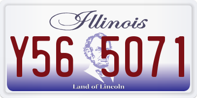 IL license plate Y565071
