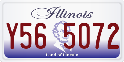 IL license plate Y565072