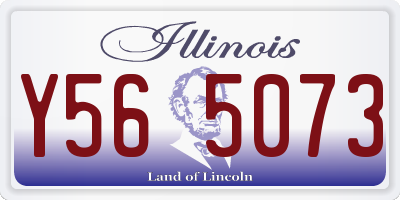 IL license plate Y565073