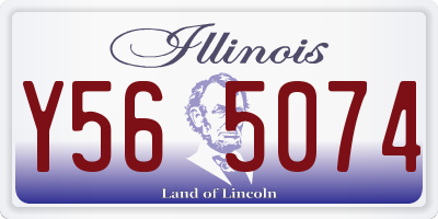 IL license plate Y565074
