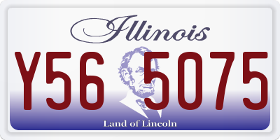 IL license plate Y565075