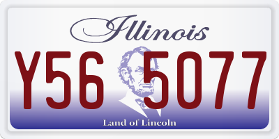 IL license plate Y565077