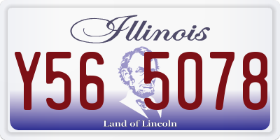 IL license plate Y565078