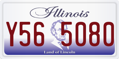 IL license plate Y565080