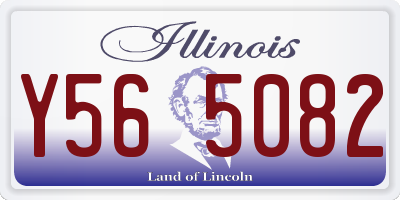 IL license plate Y565082