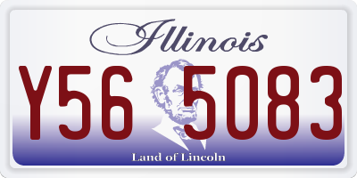 IL license plate Y565083