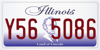 IL license plate Y565086