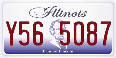 IL license plate Y565087