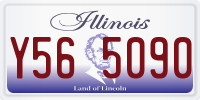IL license plate Y565090