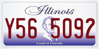 IL license plate Y565092