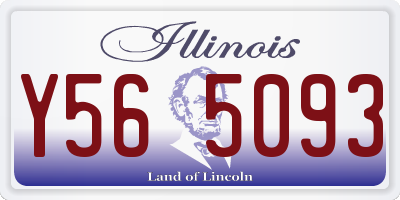 IL license plate Y565093