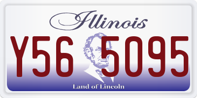 IL license plate Y565095