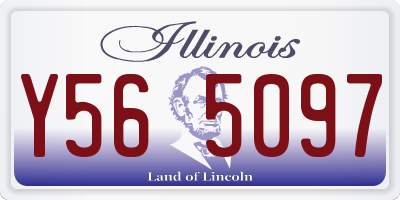 IL license plate Y565097