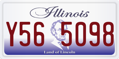 IL license plate Y565098