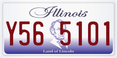 IL license plate Y565101