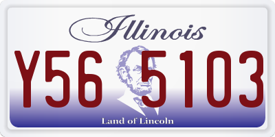 IL license plate Y565103