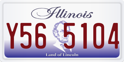 IL license plate Y565104