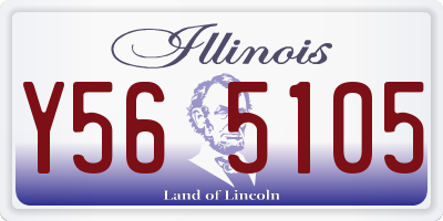 IL license plate Y565105